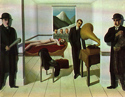 Título: El asesino amenazado (1926) Autor: Renè Magritte 