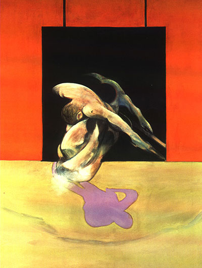 Figura en movimiento (1978) de Francis Bacon. 