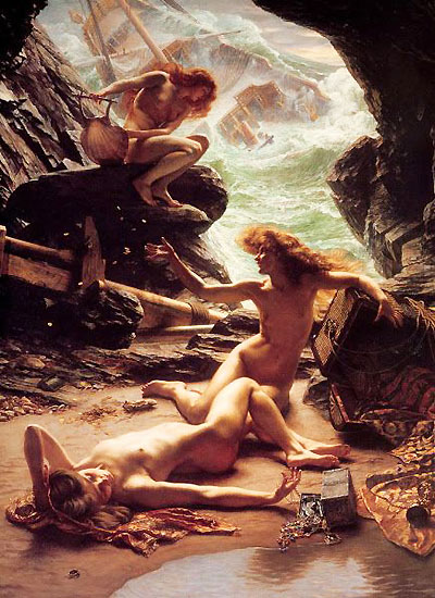 Cave of the Storm Nymphs, de Edward Poynter, 1903. 