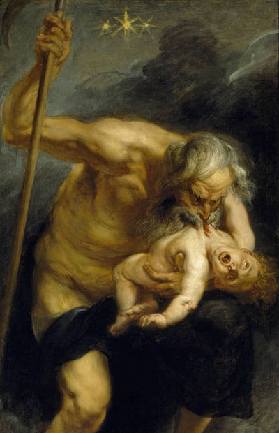 Saturno devora a sus hijos, Rubens, 1636-37. Museo del Prado.