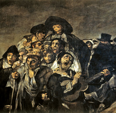 Francisco de Goya, de la serie Pinturas Negras (1819-1823), La romería de San Isidro